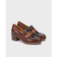 Llanes Leather Heeled Loafers