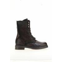 Leather Ankle Boots with Buckles