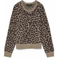 Crew Neck Buttoned Cardigan