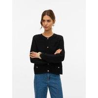 Crew Neck Buttoned Cardigan