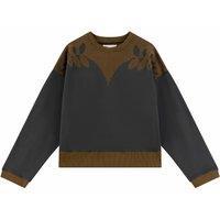 Siena Crew Neck Sweatshirt with Embroidered Details