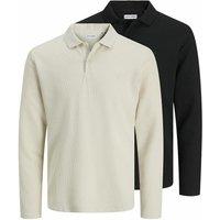 Pack of 2 Polo Shirts with Long Sleeves