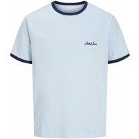 Short Sleeved T-Shirt with Contrasting Collar