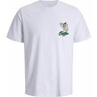 T-Shirt with Print On Back