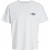 Crew Neck T-Shirt with Printed Back