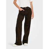 High Waist Jeans with Leopard Print