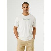 Logo Print T-Shirt with Crew Neck