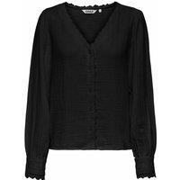 V-Neck Blouse with Embroidery Detail