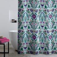 Mya Tropical Bird Shower Curtain Panel