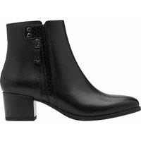 Leather Ankle Boots with Zip Fastening