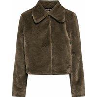 Short Coat in Teddy Faux Fur