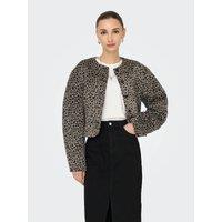 Leopard Print Short Coat