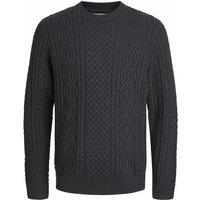 Cable Knit Jumper with Crew Neck