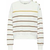 Striped Jumper with Shoulder Buttons