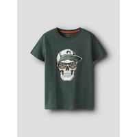 Short-Sleeved T-Shirt, Skull Print