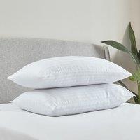 Hotel Satin Stripe Cotton Pillow Pair
