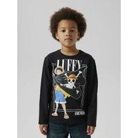 Long Sleeve T-Shirt with One Piece Print