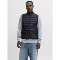Sleeveless Padded Jacket with High Neck
