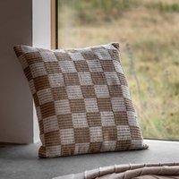 Wesley Check Woven Filled Cushion