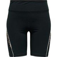 Mila Sport Cycling Shorts with Leopard Print Detail