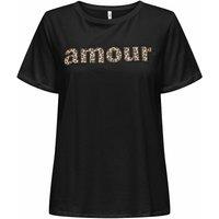 Leopard Print T-Shirt with Love Slogan