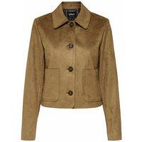 Short Faux Suede Jacket