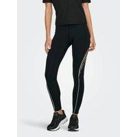 Mila Sports Leggings with Leopard Print Detail