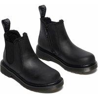 Kids 2976 Leonore Chelsea Boots in Leather with Faux Fur Lining