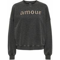 Leopard Print Sweatshirt with Love Slogan