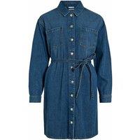 Belted Denim Mini Dress