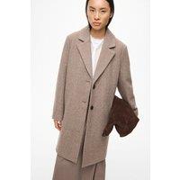 Mid-Length Buttoned Coat