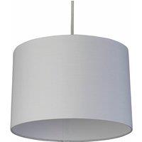 30cm White Cotton Drum Shade