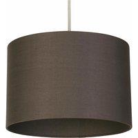 30cm Grey Cotton Drum Shade