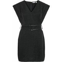 Belted Mini Dress with Short Sleeve