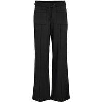Wide Leg Trousers with Patch Pockets