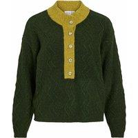 Two-Tone Button-Down Jumper