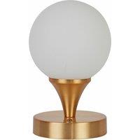 Rechargeable White Opal Glass Table Lamp