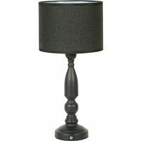 Rechargeable Black Candle Table Lamp
