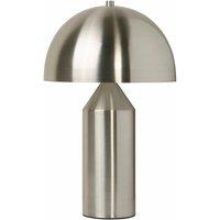 Satin Silver Dome Tabel Lamp