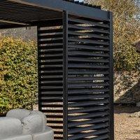 Dorney Small 90cm Metal Pergola Louvre Screen