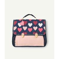 Heart Print Satchel