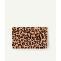 Leopard Print Fluffy Snood