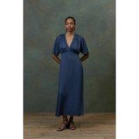 Lazlai Belted V-Neck Maxi Dress