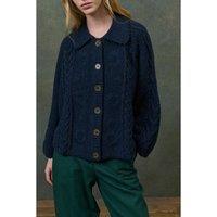 Khellane Cape Cardigan with Peter Pan Collar