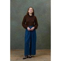 Raia Ruffled High Neck Jumper