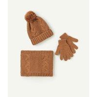 3-Piece Set: Beanie + Gloves + Snood