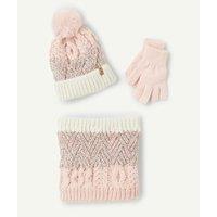 3-Piece Set: Beanie + Gloves + Snood