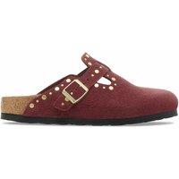Boston Rivet Suede Clogs
