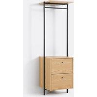 Talist 2-Drawer Half Wardrobe Module