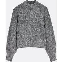 Jumper in Sparkly Knit with Furry Effect